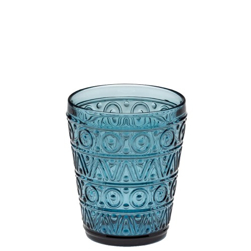 Luxor indigo blue glass