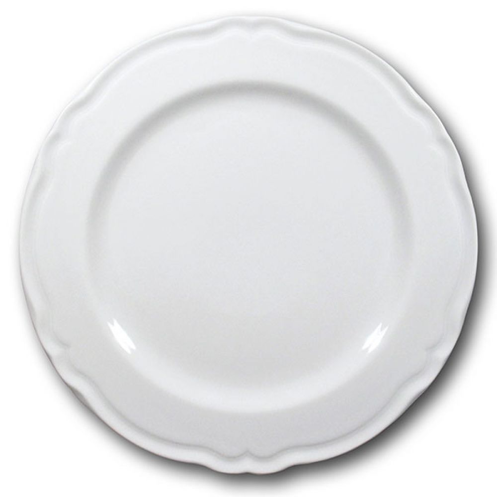 Praga round plate 31cm white