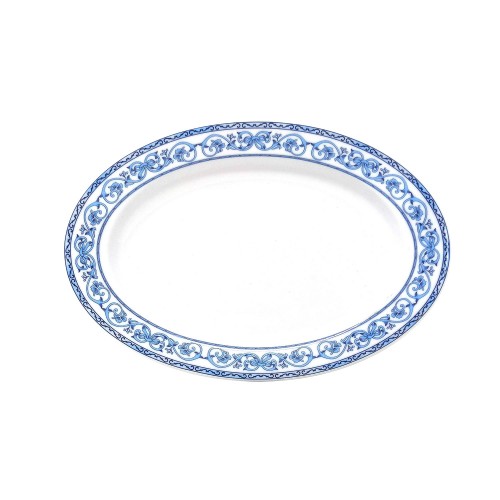 Oval plate cm.28 Costa azzurra