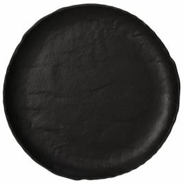 Round flat plate cm. 29 Vulcania black