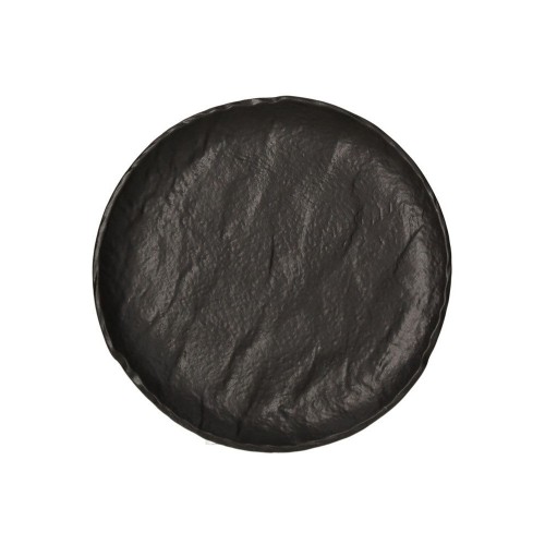 Round bread plate cm. 16 Vulcania black