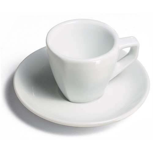 Catania coffee cup in white porcelain