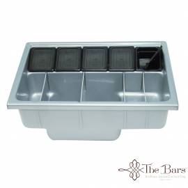 Built-in drink station gray