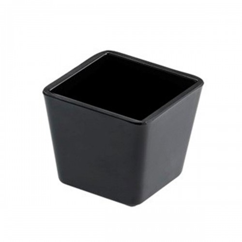 Square bowl 7x7x6 black