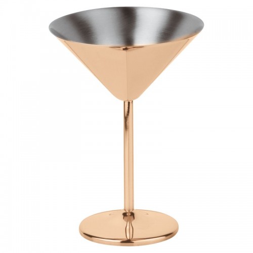 Martini glass ml.249 copper/stainless steel