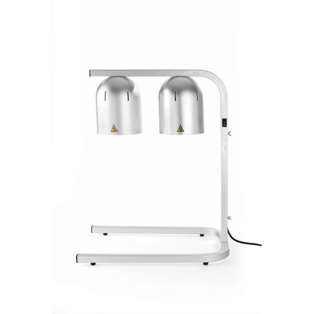 Food warmer with infrared lamps