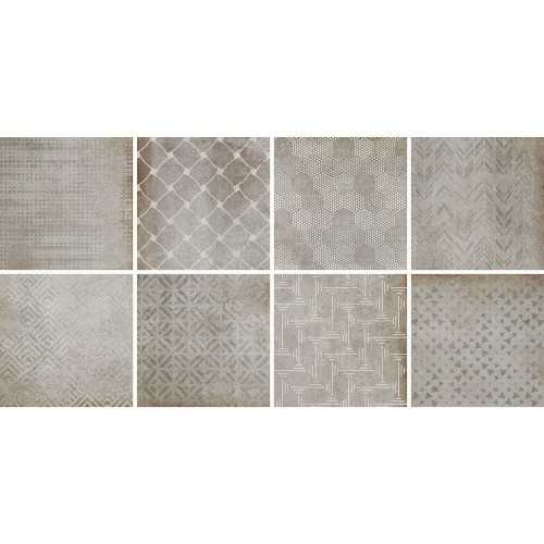 Tiles in Grey Gres 