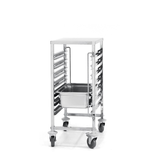 Pan cart trolley with racks , 7 shelves