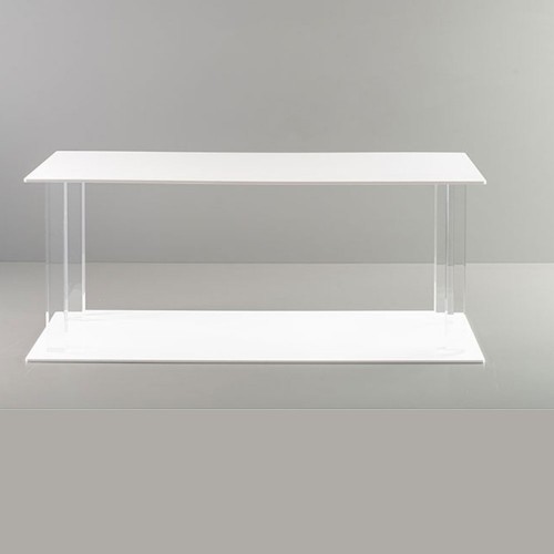 Medium rectangular desk in methacrylate