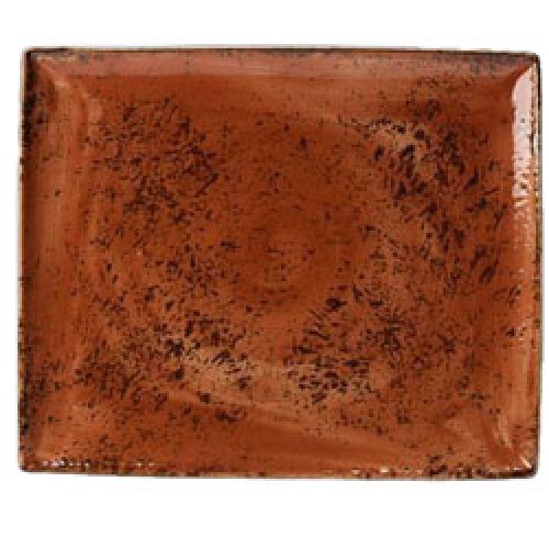 Rectangular plate cm.33x27 Craft Terracotta