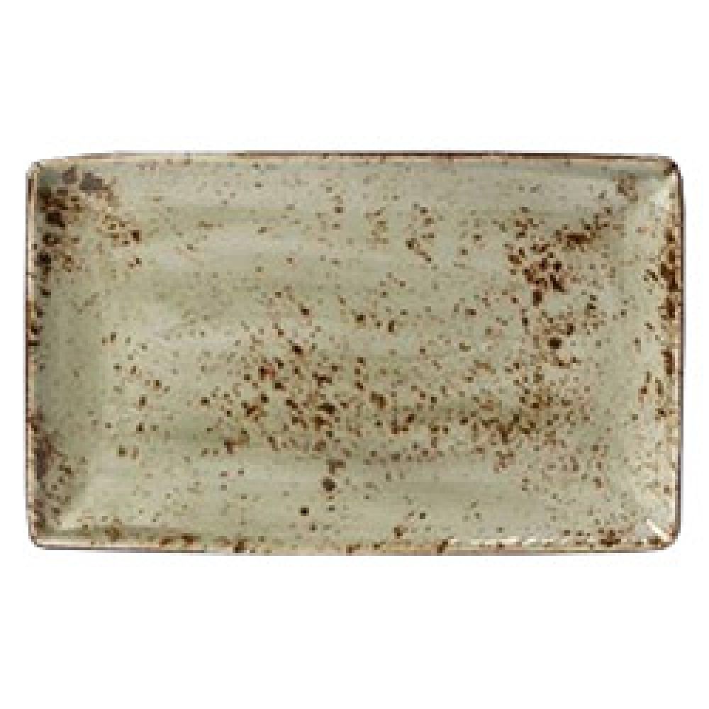 rectangular plate cm.27x16,75 Craft Green 