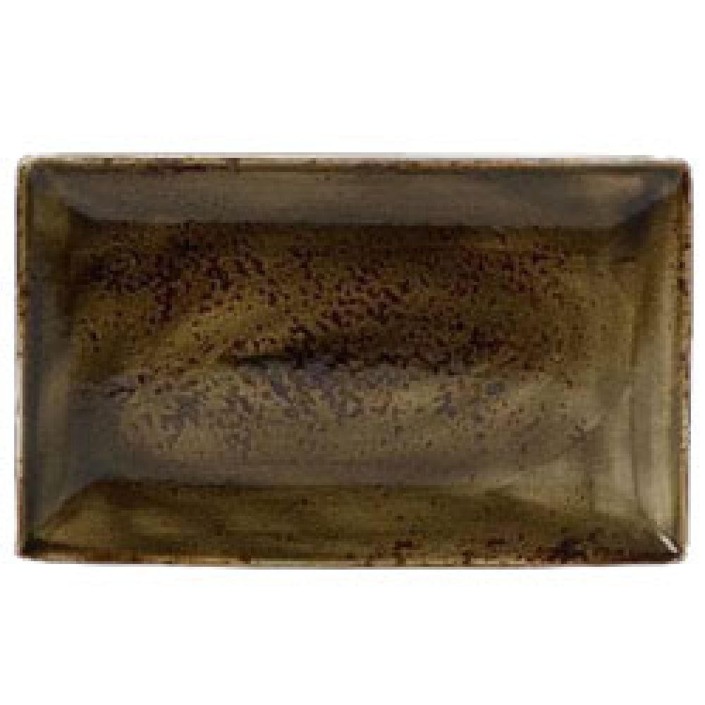 Rectangular plate cm.27x16,75 Craft Brown