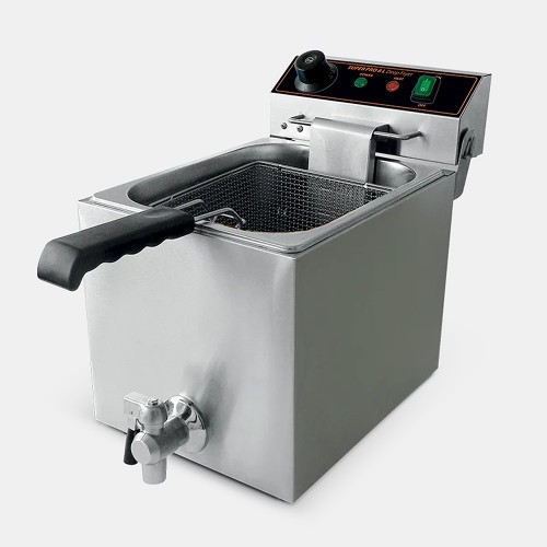 8 L fryer with tap