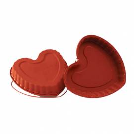Heart mold in silicone 