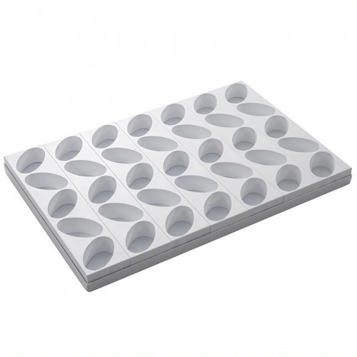 Tray cm.60x40 for single portion dessert OVAL