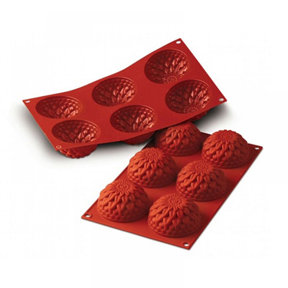 6 Dahlia silicone mold