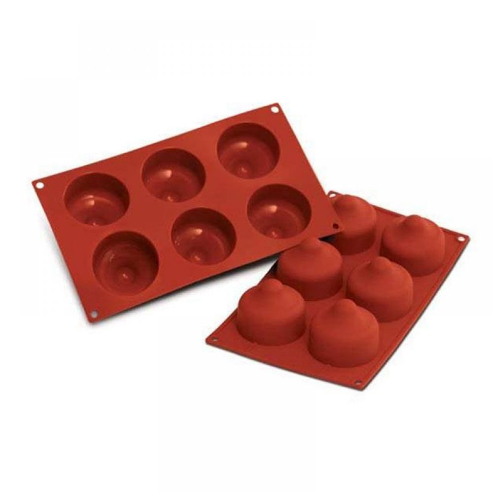 Mould 6 large kisses silicone