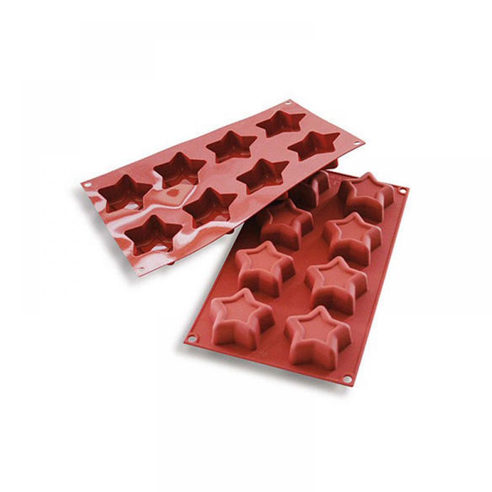 Mould 8 stars silicone
