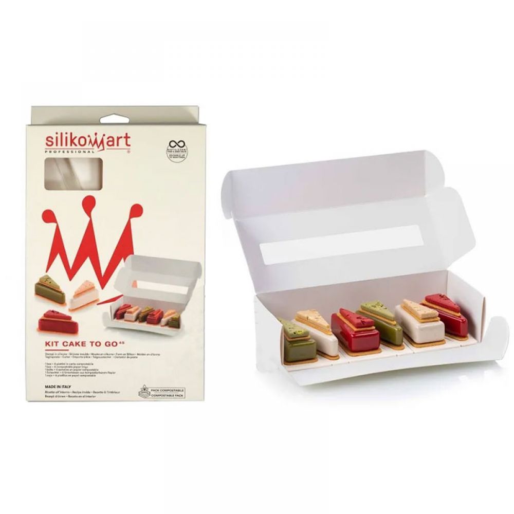 Kit Cake to go with 2 silicone molds, cutter and box