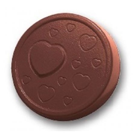 Round mold with polycarbonate hearts