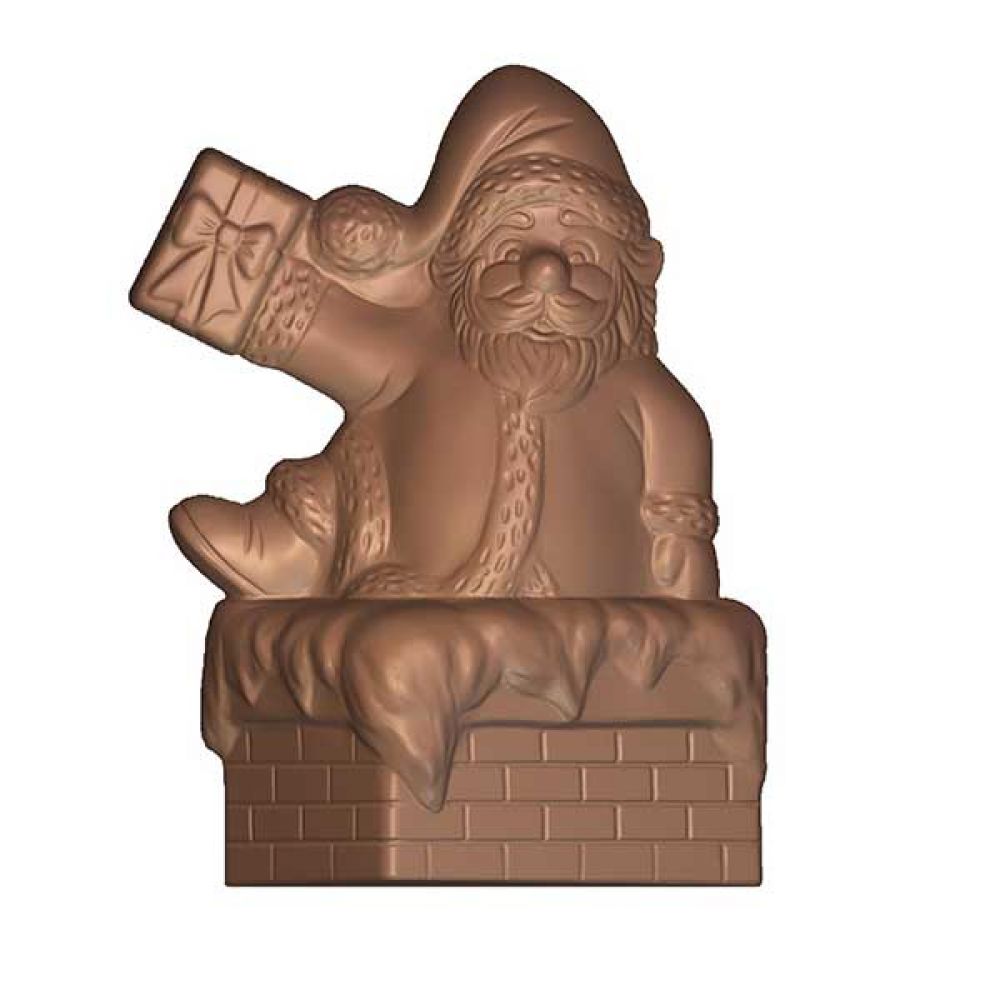 Santa Claus from the chimney mold 