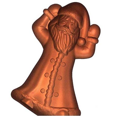 Dancing Santa Claus chocolate mold