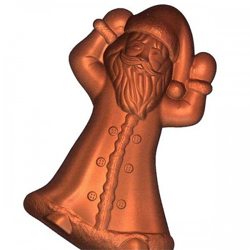 Dancing Santa Claus chocolate mold