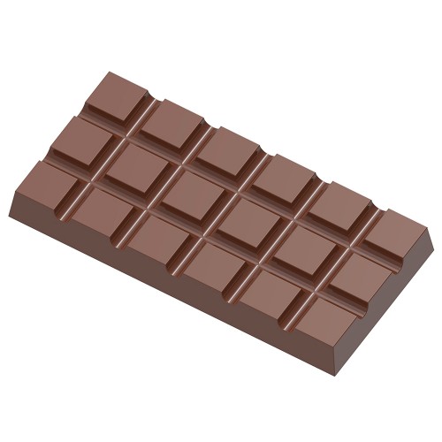 Chocolate bar mould  with 18 squares 