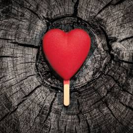 Set of 2 heart molds Heart-Ic