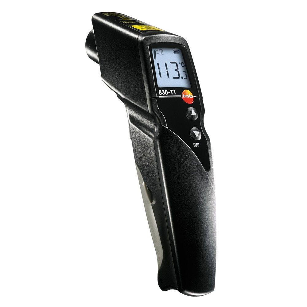Infrared thermometer with laser pointer