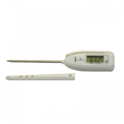 Digital food thermometer with probe