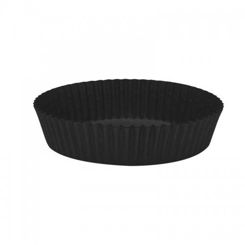 Set of 1000 black round baking cups