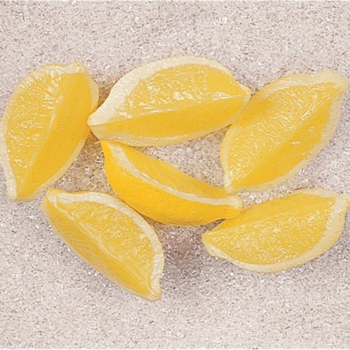 Plastic lemon quarter