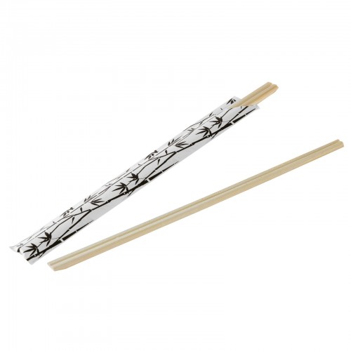 Set of 50 Chinese bamboo chopsticks