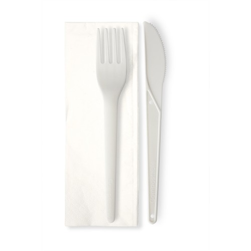 Set of 100 Bis disposable cutlery