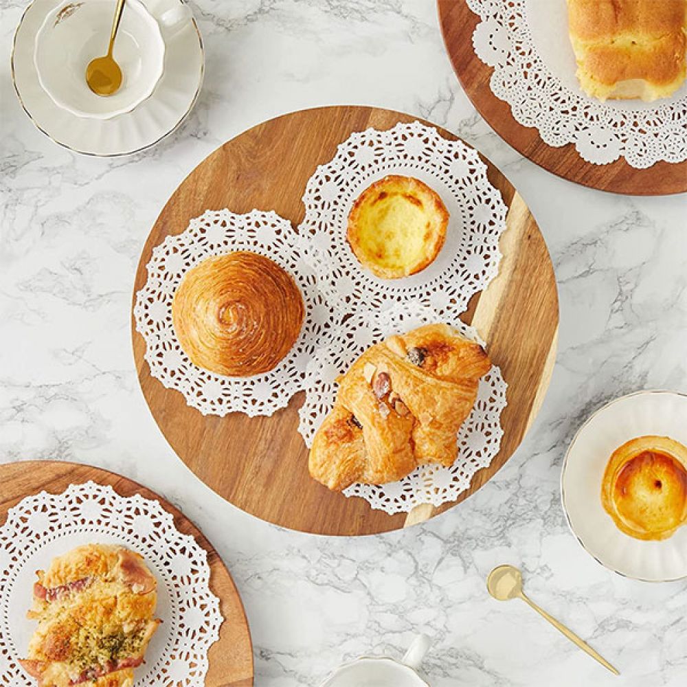 Set 250 round paper  doilies