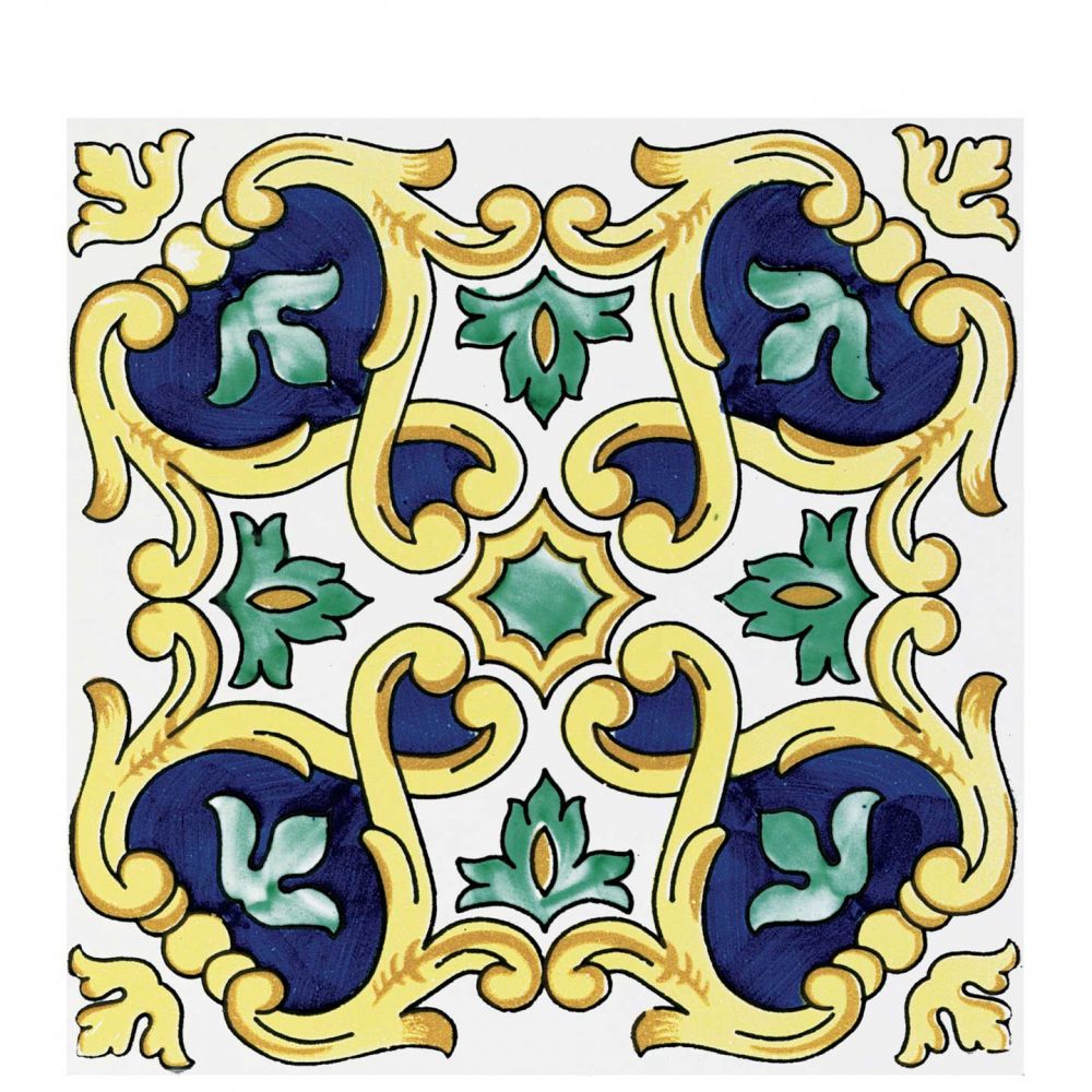 Amalfi tile plate front