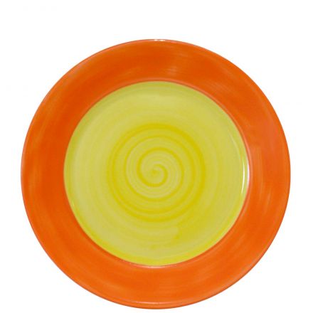 Flat plate cm.24 Doppel Yellow