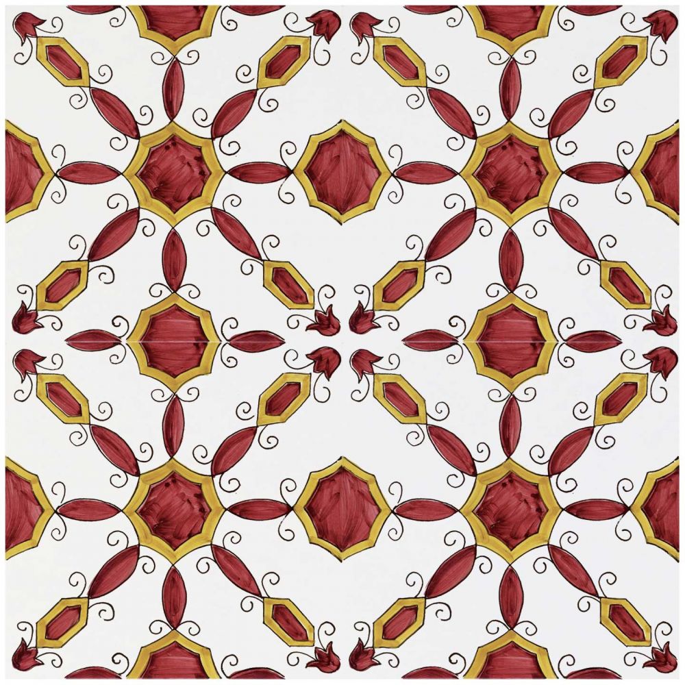 Square plate Praiano cm.29x29