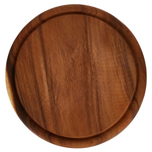 Round cutting board acacia wood