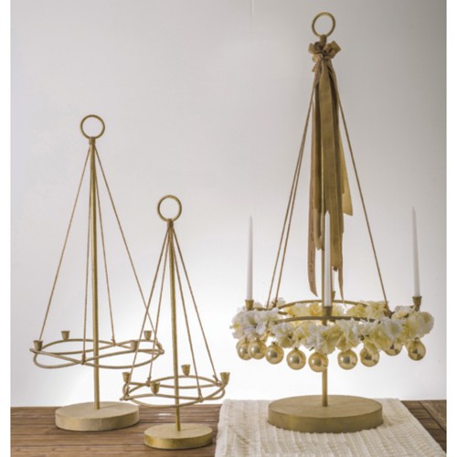 Gold candle holder tree