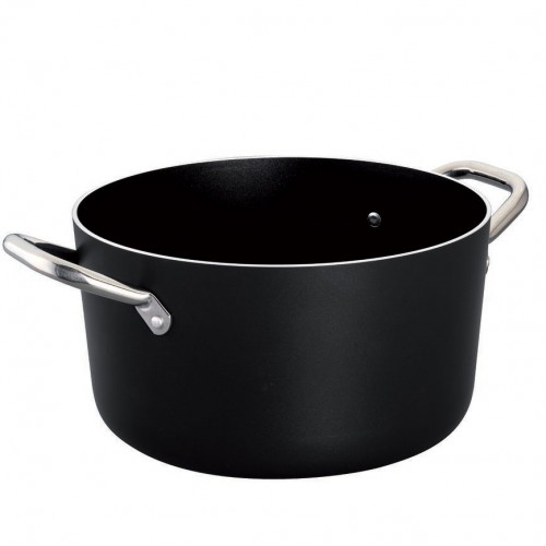 Al Black high casserole in non-stick aluminum