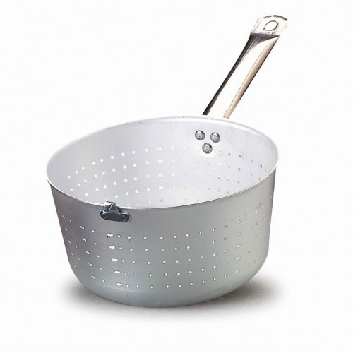 Colander with hook and long handle