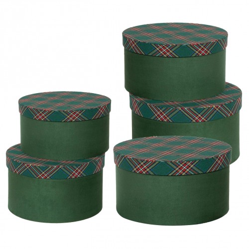 Green tartan box set