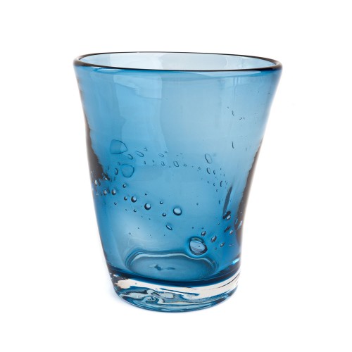 Indigo blue Samoa glass