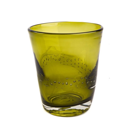 Samoa olive green glass