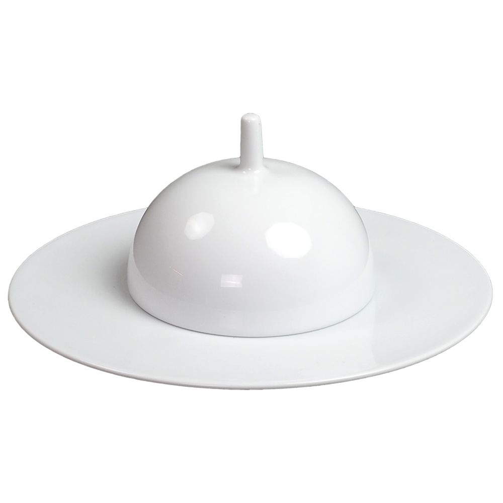 Gourmet plate with cloche