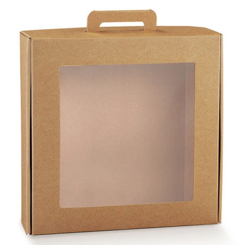 Gourmet box in brown cardboard