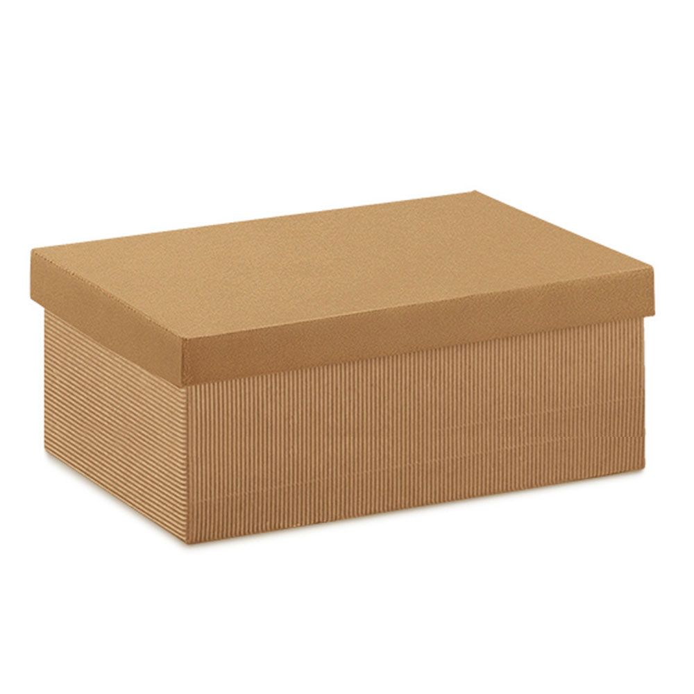 Rectangular box with bottom and lid