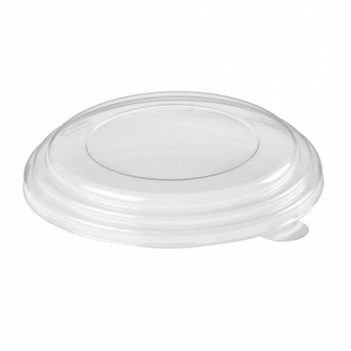 Set of 24 transparent lids for black salad bowls